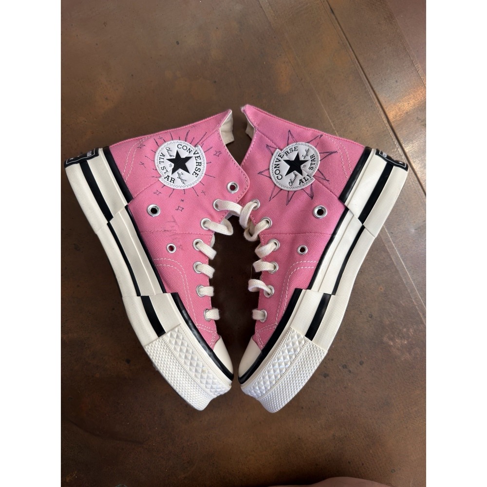 Converse Chuck 70 De Luxe Squared Women's Size 5 Pink High Top Sneakers A05466C